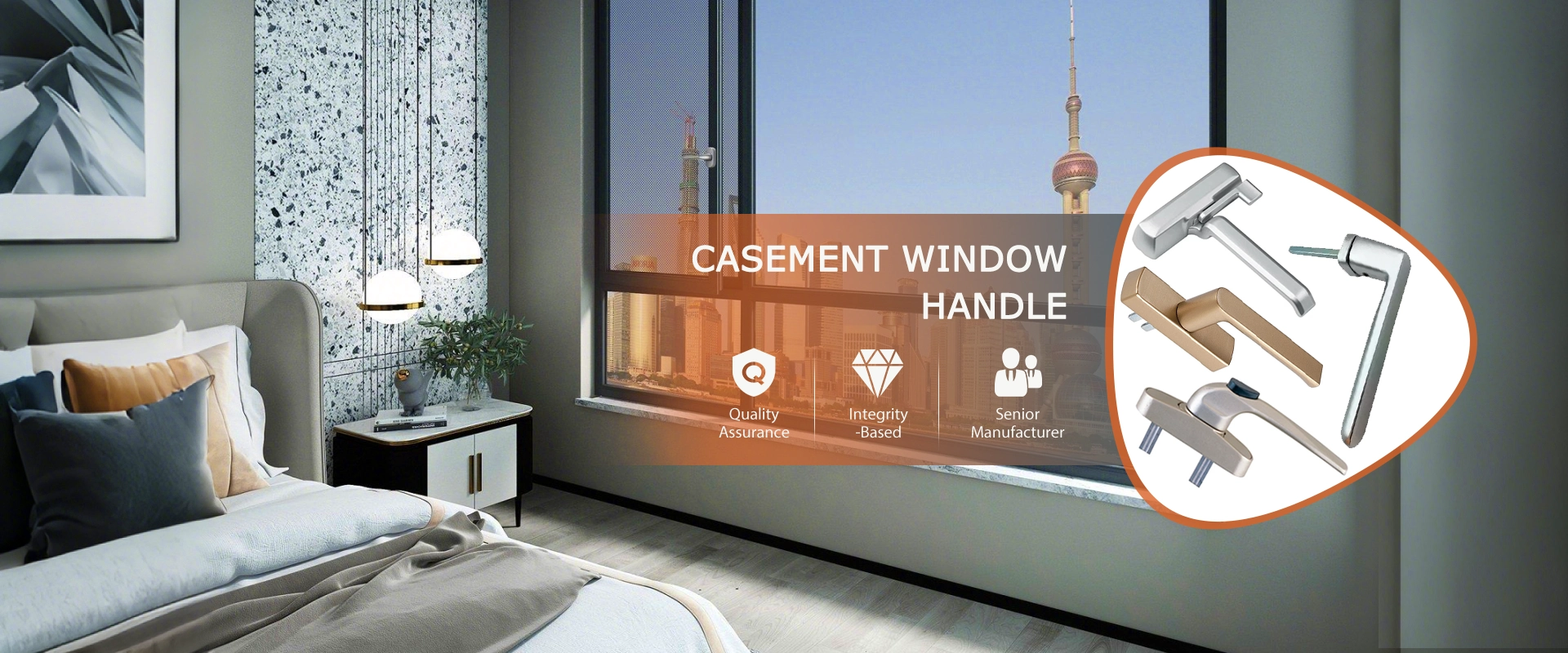 Pabrik gedeyan jendhela kualitas